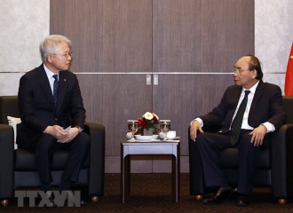 President praises Korean firms' profound business operations