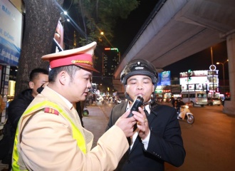 4,300 drunk drivers fined during year-end time: Hanoi police