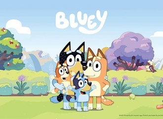 Australian Animated Series Bluey Screen In Vietnam