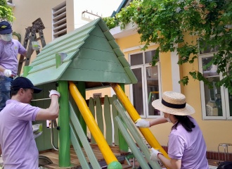 Hanoi builds inclusive playground for children with disabilities