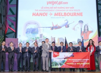  Melbourne-Hanoi air route opens