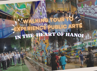 Walking tour to experience public arts in the heart of Hanoi 