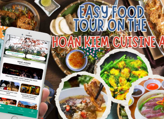 Easy food tour on the Hoan Kiem cuisine app