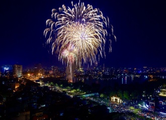 Fireworks, drone light show to commemorate Hanoi’s 70th Liberation Day