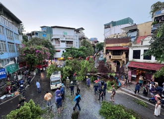 Hanoi: Key agencies urged to be fully operational during typhoon