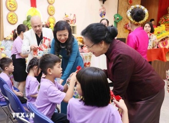 Vietnamese and Lao First Ladies visit Birla Children’s Village in Hanoi 