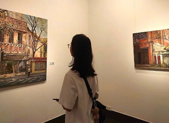 Artist captures old and new of Hanoi