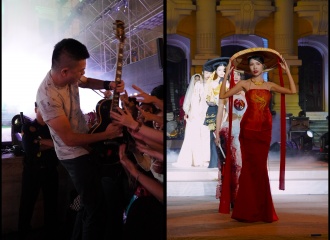 Young and creative Hanoi through fashion and rock 'symphony'