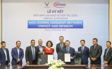 VinFast, Infineon Technologies AG center focuses on Hanoi’s electromobility 