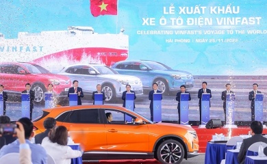 Vietnamese firm exports first electric cars to the US