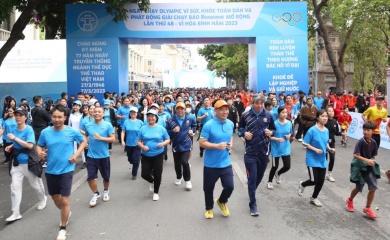 Hanoi holds Olympic Day Run 2023