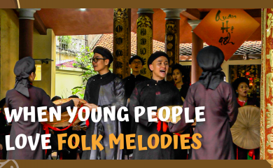 When young people love folk melodies