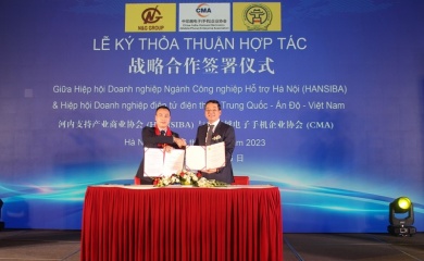 Agreement inked to boost electronics manufacturing in Hanoi