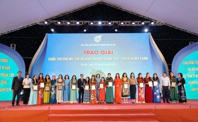 Hanoi honors projects supporting female startups