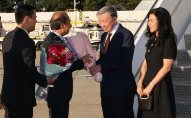 General Secretary and President To Lam arrives in the US for UNGA 79