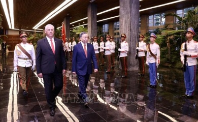 Cuba holds grand welcome ceremony for General Secretary and President To Lam