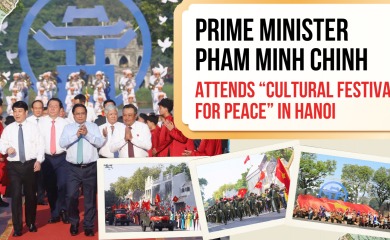 Prime Minister Pham Minh Chinh attends “Cultural Festival for Peace” in Hanoi 